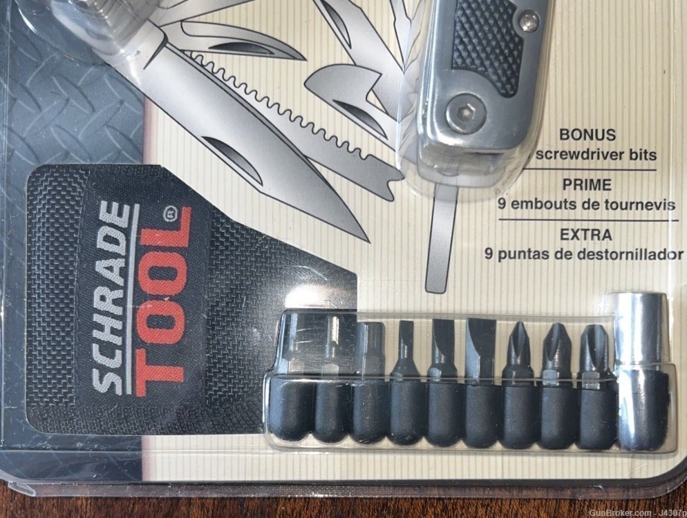RARE SCHRADE TMT11CP Multi Tool POCKET KNIFE FOLDING PLIER NYLON SHEATH NEW-img-2