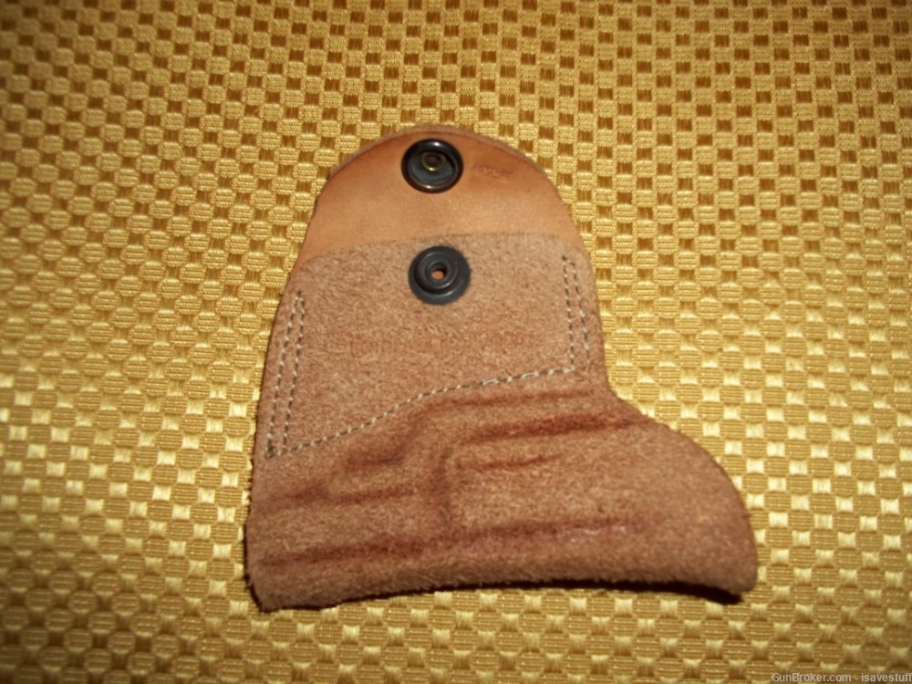 NAA North American Arms Suede Derringer Pocket Holster with Cartridge Pouch-img-7