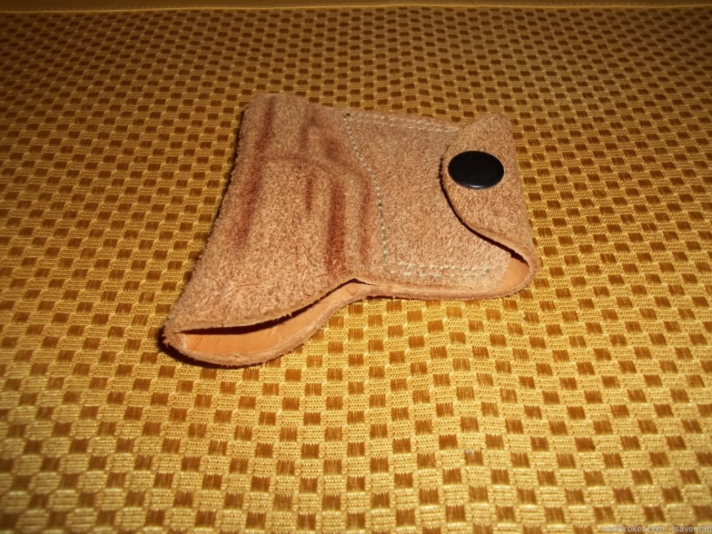 NAA North American Arms Suede Derringer Pocket Holster with Cartridge Pouch-img-3