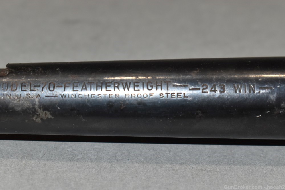 Winchester Model 70 Featherweight Rifle BARREL 19" 243 Win-img-9