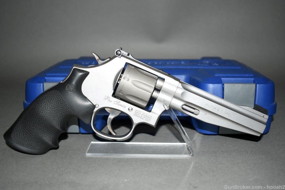 Nice Smith & Wesson Model 986 Pro Series 7 Rd 9mm Revolver W Box 2014-img-0