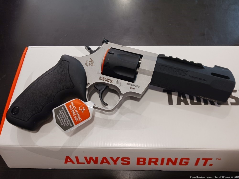 2-Tone TAURUS RAGING HUNTER 357 MAGNUM 5" 7 SHOT Revolver New-img-4