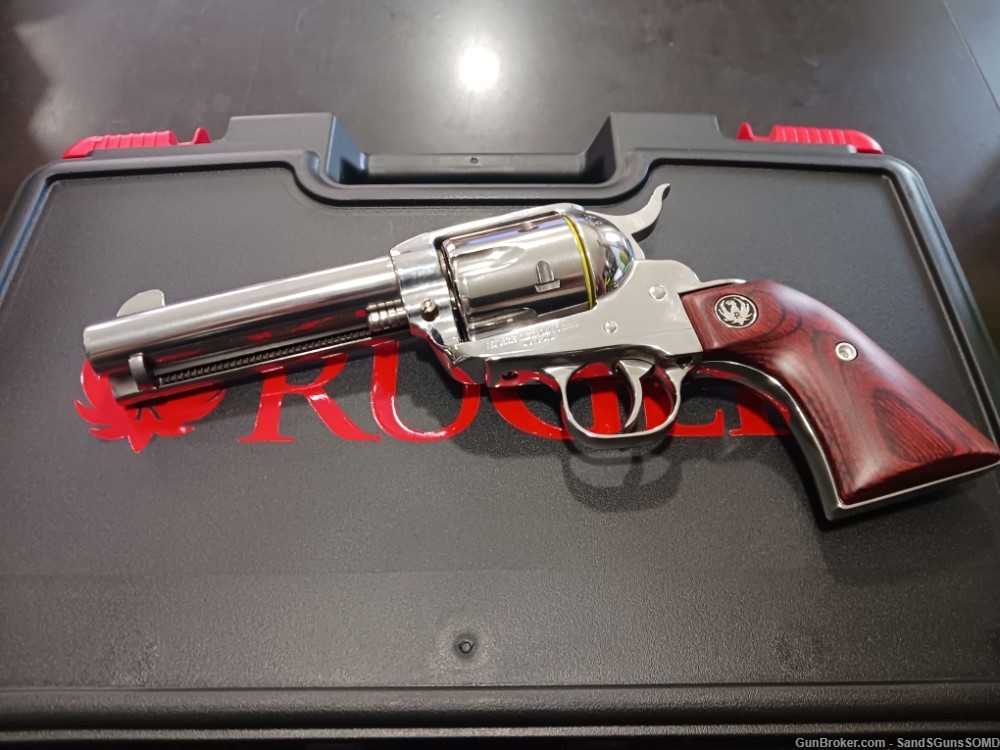 RUGER VAQUERO 45LC 4-5/8" STAINLESS 5105 SINGLE ACTION REVOLVER New-img-4