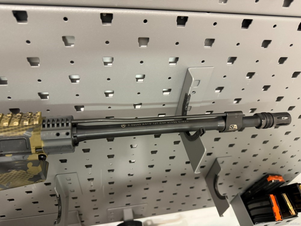 Aero Precision Custom Pistol M4E1 Enhanced, Camo Cerakote, 12.5 CHF barrel -img-7