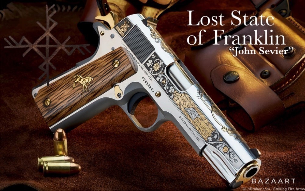 Colt 1911 .45 ACP John Sevier - Lost State of Franklin One of 200-img-0