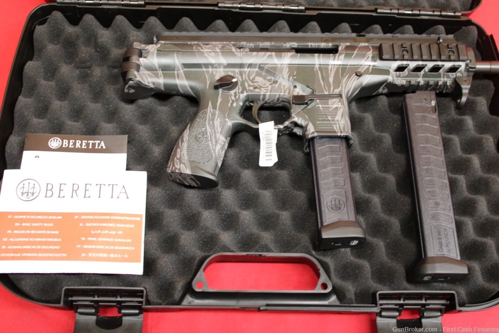 Beretta Pmxs Pistol Tiger Striped, BERETTA 9mm Semi-Auto-img-0