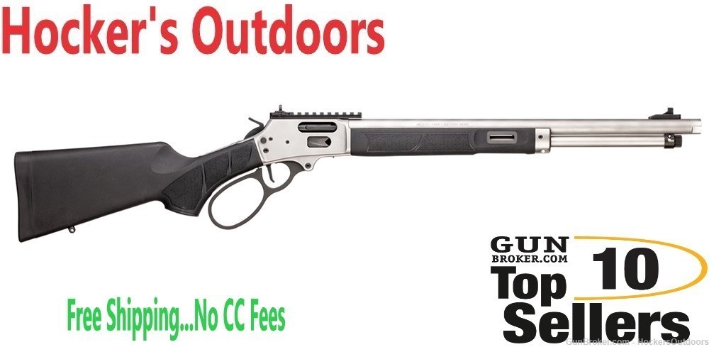 Smith & Wesson 1854 Stainless Black 44 Mag 19.25in 13812-img-0