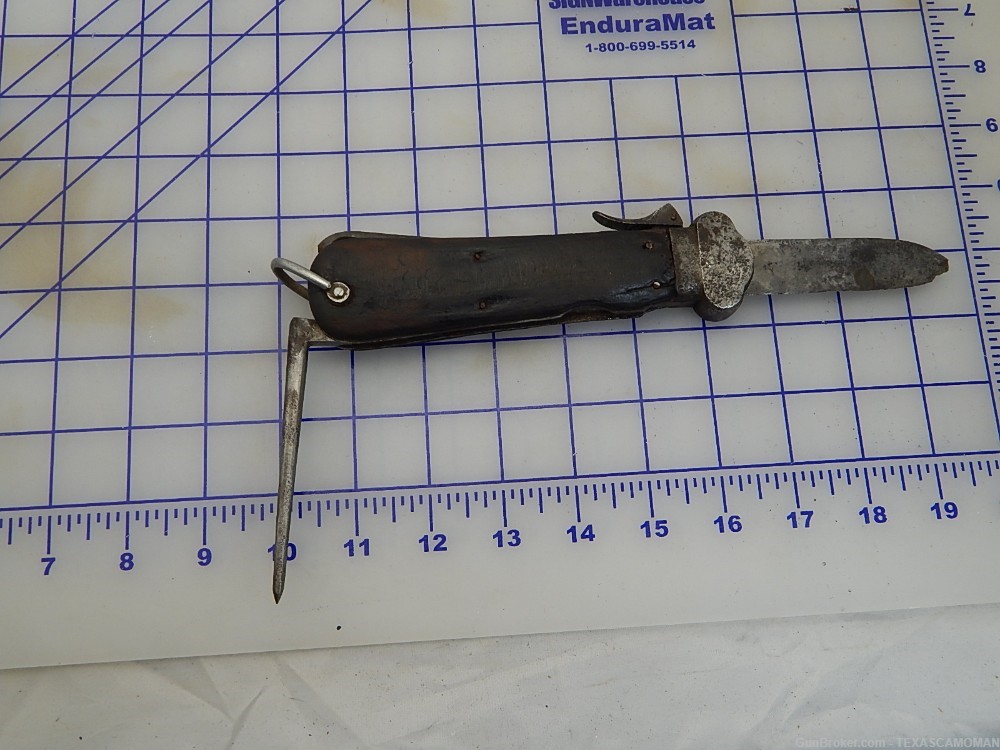 VERY RARE WWII  German Luftwaffe Paratrooper gravity knife-img-14