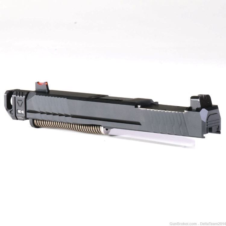 9mm Complete Pistol Slide - Glock 19 Compatible - Micro Comp. - Assembled-img-4