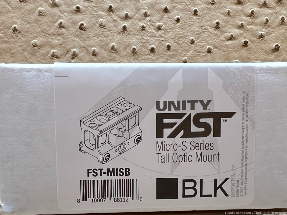 Unity Tactical FAST™ Micro-S Mount - Black-img-2
