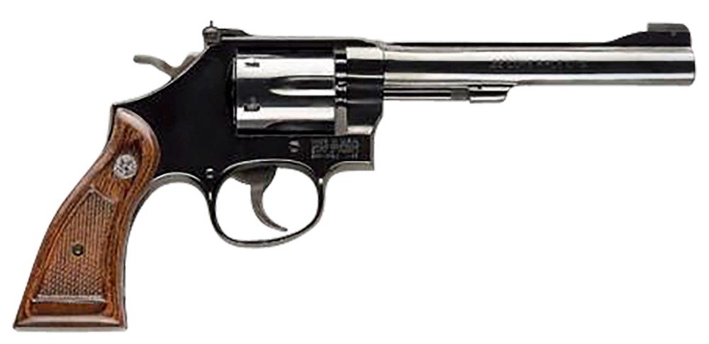 Smith & Wesson 150477 Model 17 Masterpiece 22 LR Caliber with 6 Barrel, 6rd-img-0