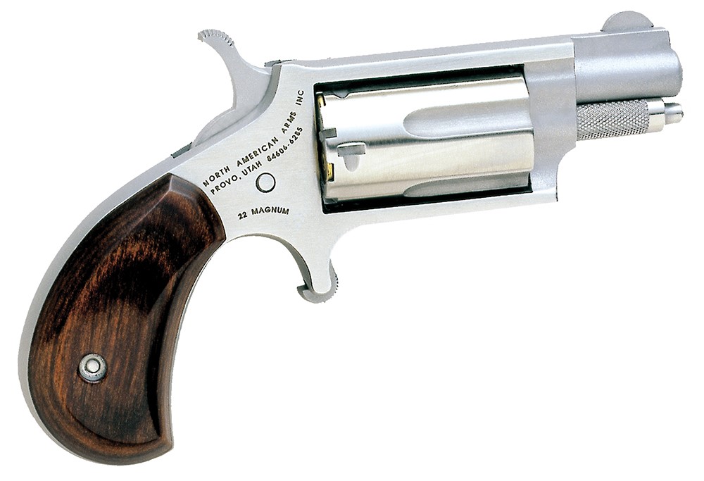 NAA 22Mag Mini-Revolver, 22Magnum, 1.125, 5-Shot, Stainless, 22MS-img-0