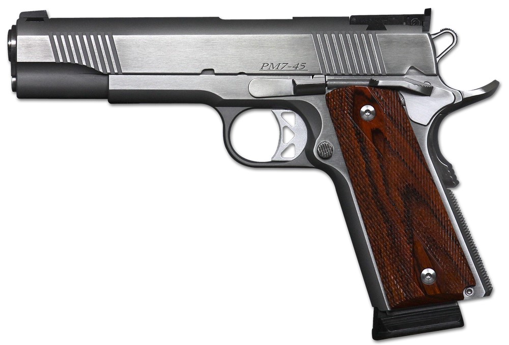 Dan Wesson PM-7 Pointman Seven .45ACP 5 8+1 Brushed Stainless Steel Cocobol-img-0