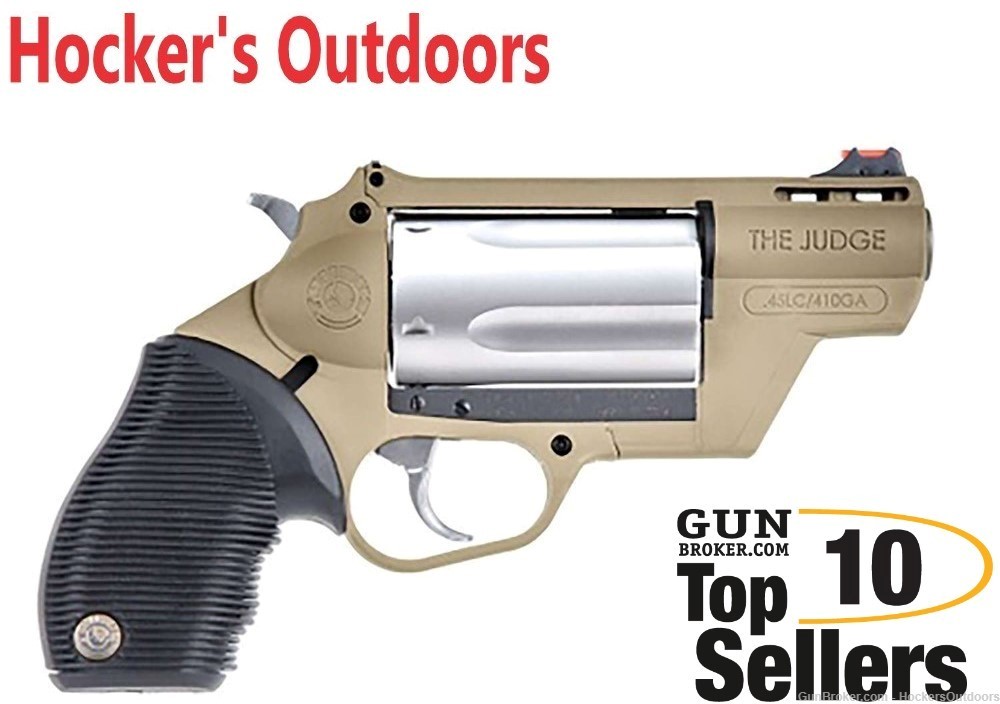 Taurus 2-441029FDE Public Defender Revolver, 45 Colt/.410, 2" BBL. S/S- FDE-img-0