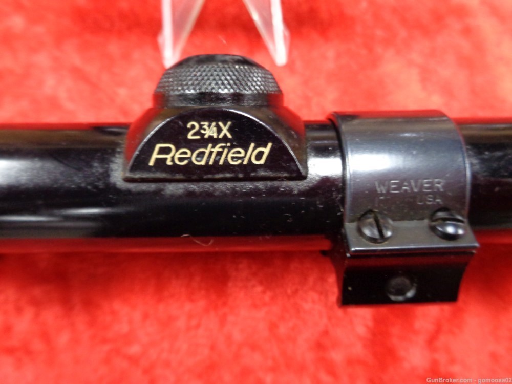Vintage Redfield Wide Angle TV View Rifle Scope Steel Tube FX WE TRADE GUNS-img-5