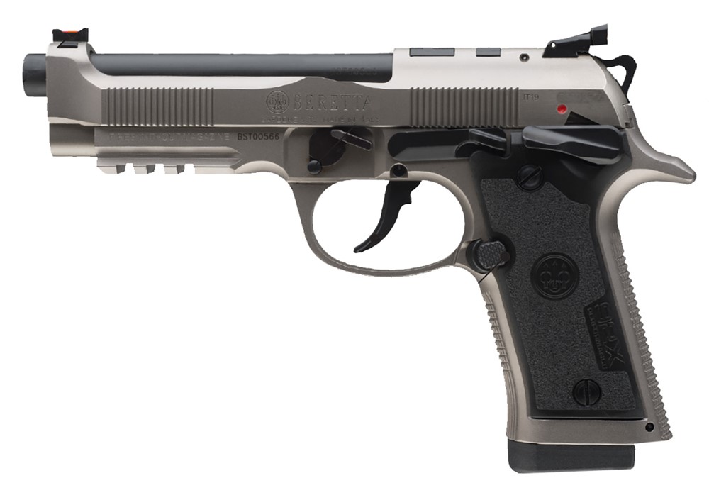 Beretta USA 92X PCO 9mm Luger 10+1 4.90 Black Barrel, Gray Nistan Steel Fra-img-0
