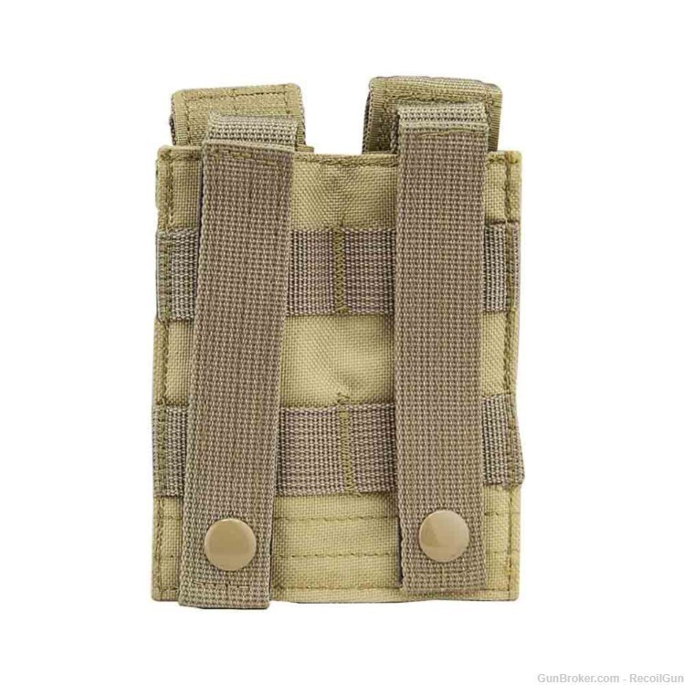 VISM by NcSTAR CVP2P2931T Double Pistol Mag Pouch - Tan-img-1