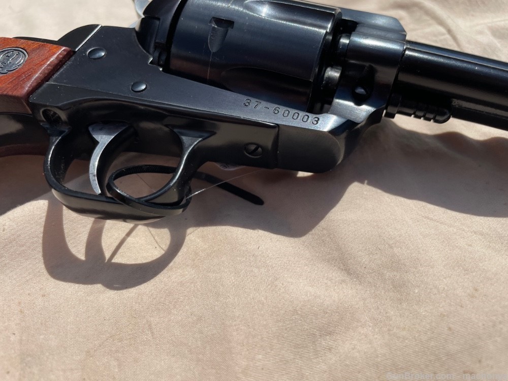 Ruger New Model Blackhawk 357 Magnum Revolver Blued Nice with Holster-img-7