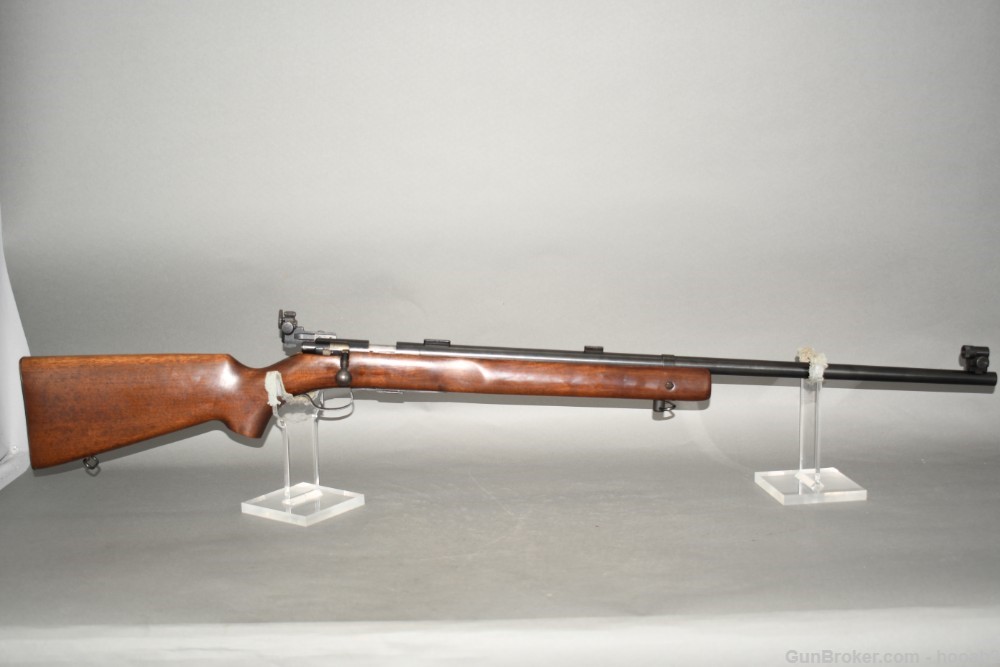 Nice Winchester Model 75 Target Bolt Action Rifle 22 LR Redfield 1940s C&R-img-0