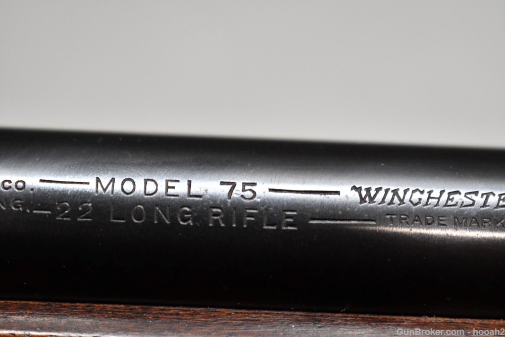 Nice Winchester Model 75 Target Bolt Action Rifle 22 LR Redfield 1940s C&R-img-40