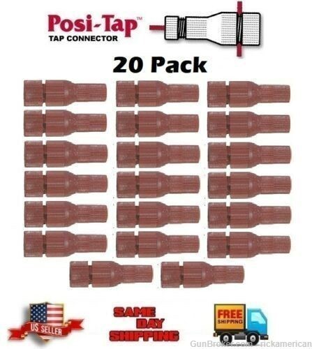 Posi-Tap Re-usable WIRE TAP (EX-110M) 20-22 Awg, 20 PACK PTA2022Mx20 NEW!-img-0