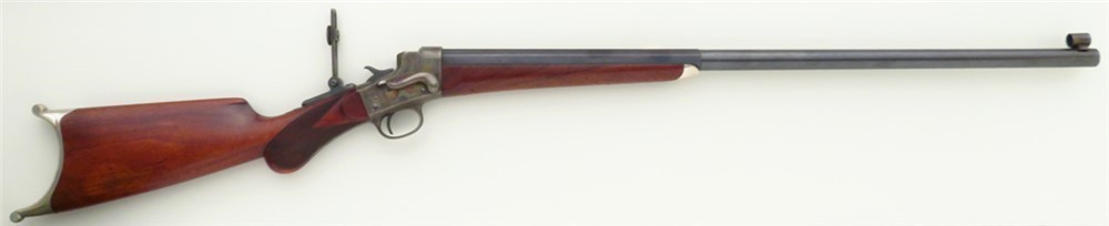 Remington Hepburn .38-55, 30-inch octagon to round, good bore, layaway-img-0