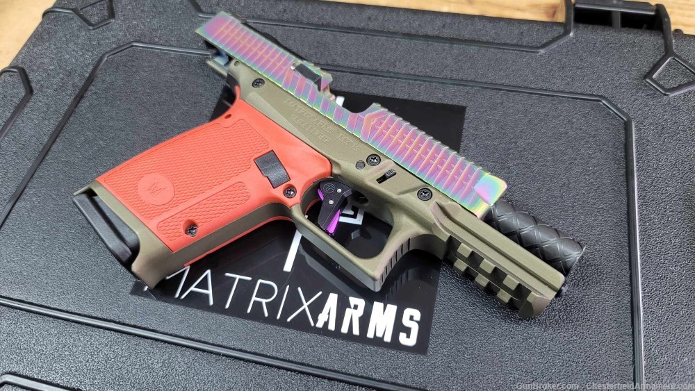 Matrix Arms MX19 Aluminum frame 9MM pistol 3lb Timney Alpha Trigger -img-10