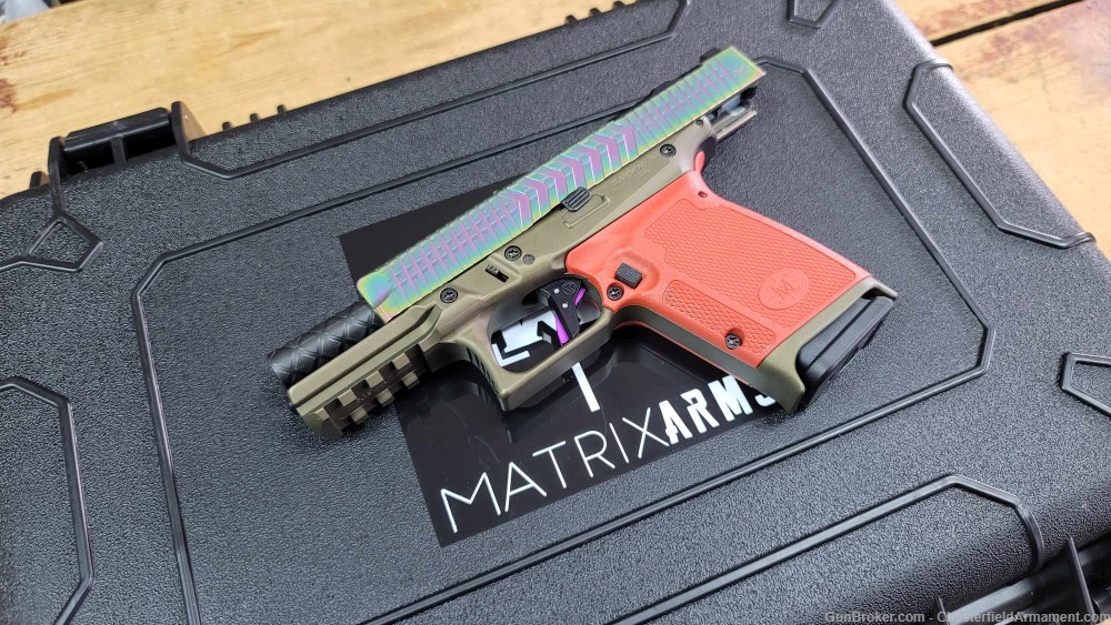 Matrix Arms MX19 Aluminum frame 9MM pistol 3lb Timney Alpha Trigger -img-28