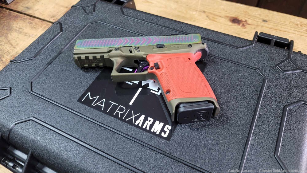 Matrix Arms MX19 Aluminum frame 9MM pistol 3lb Timney Alpha Trigger -img-6