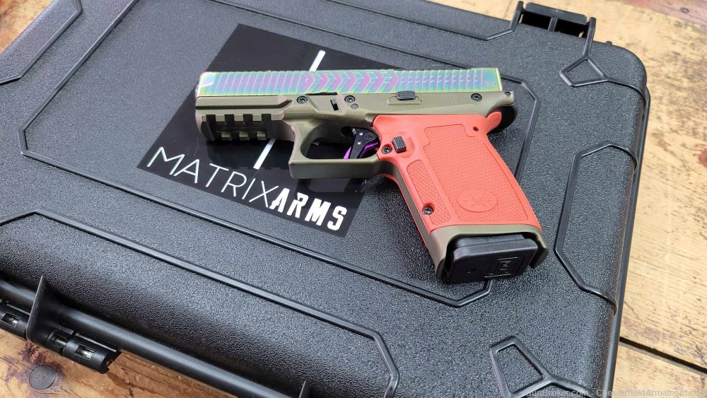 Matrix Arms MX19 Aluminum frame 9MM pistol 3lb Timney Alpha Trigger -img-20