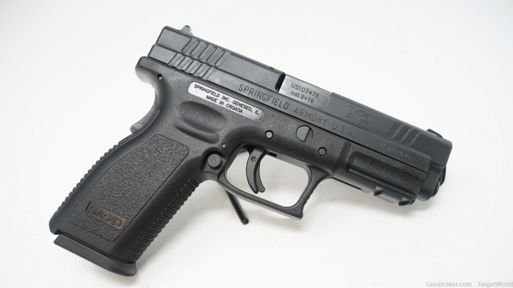 SPRINGFIELD ARMORY XD SERVICE PISTOL 9MM WITH GEAR PAC BLACK (19633)-img-1