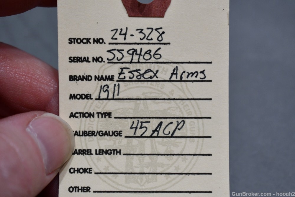 Essex Arms 1911 Semi Auto Pistol 45 ACP Colt Barrel USGI Slide READ-img-1