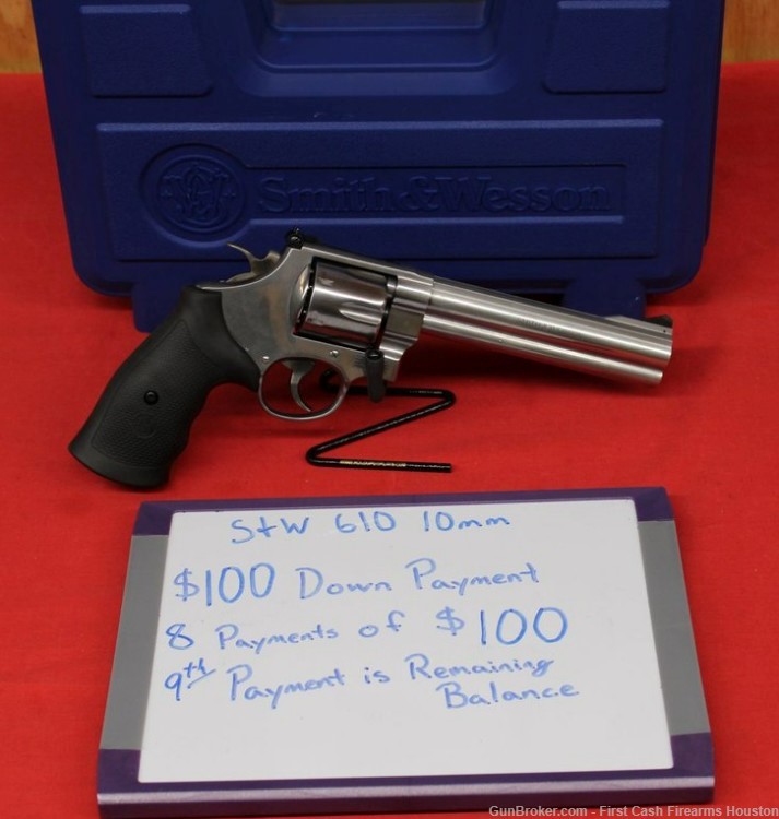 Smith & Wesson, 610, 10mm, New, LAYAWAY TODAY Up to 270 Days-img-1