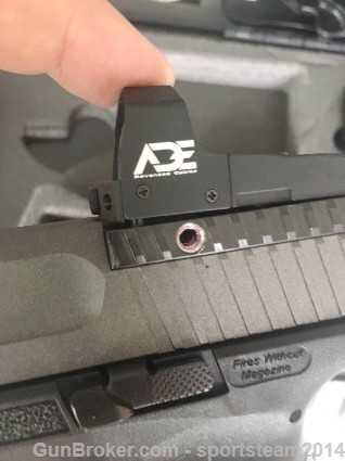 ADE RD3-006 GREEN Dot reflex Sight + Beretta (A1) pistol mount-img-5
