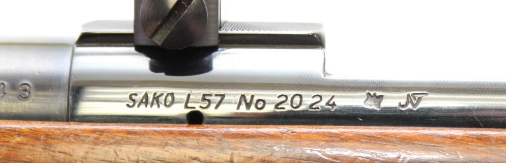 Sako L57 22" Barrel 243 Win Wood Stock Bolt Action Rifle Finland C&R-img-14