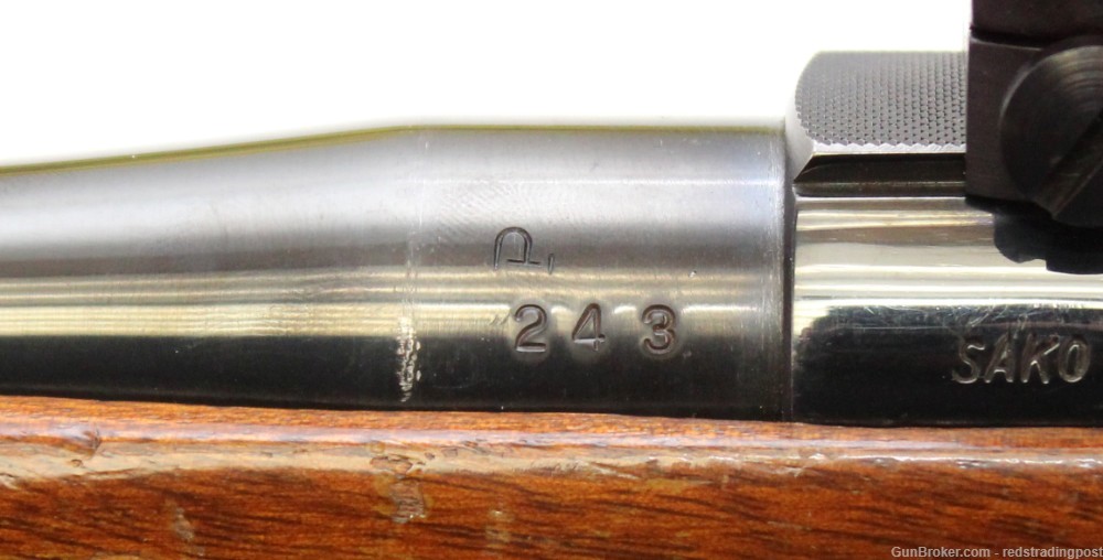 Sako L57 22" Barrel 243 Win Wood Stock Bolt Action Rifle Finland C&R-img-15