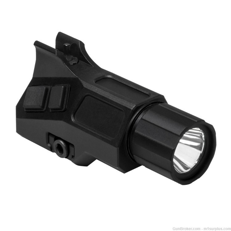 VISM LED Weapon Light w/ Front + Rear Aiming Sight for Ruger 5.7 LC Carbine-img-5