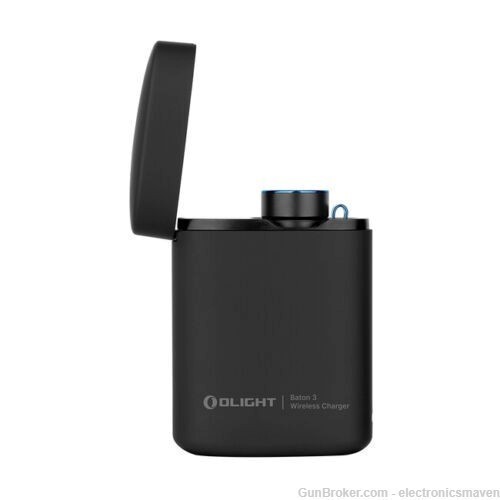 Olight Baton 3 Premium Edition Black w/ Portable Wireless Charger, 1200 Lum-img-1
