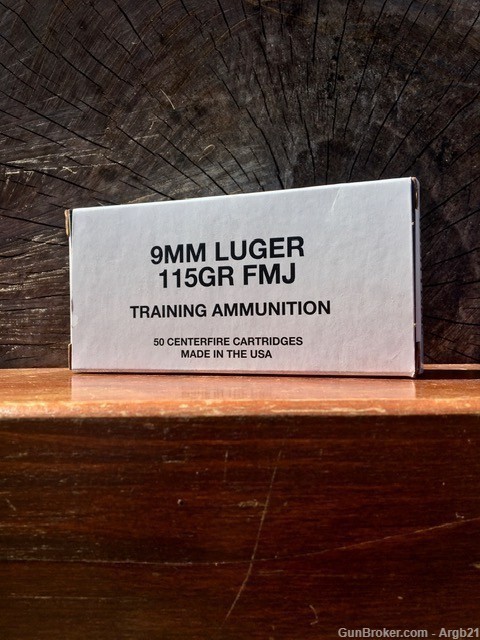 9mm CCI Blazer Luger Training Ammunition 115Gr. FMJ 50Rnds. No CC Fee-img-0