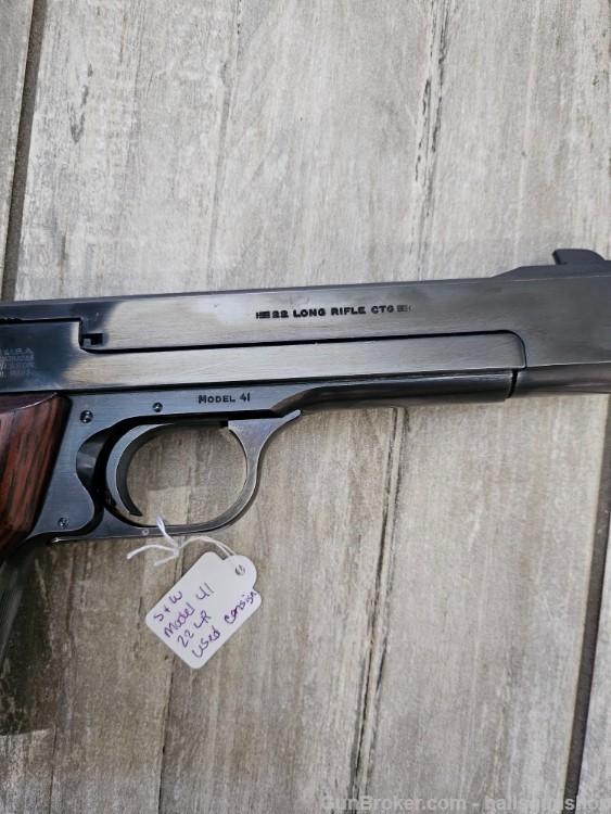 Smith & Wesson Model 41 22LR Semi Auto Pistol -img-17