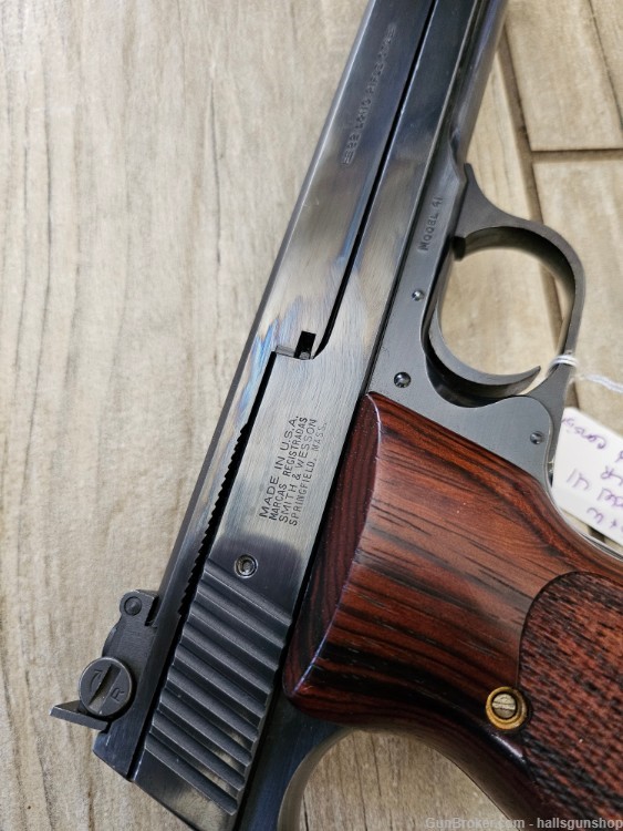 Smith & Wesson Model 41 22LR Semi Auto Pistol -img-9