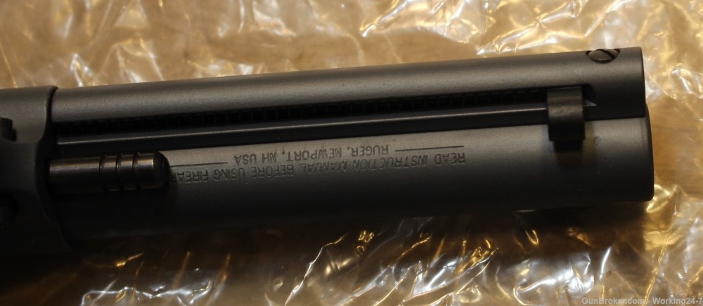 Ruger Wrangler Revolver SKU 02022, 22 LR, 4 5/8", Black Synthetic Grips-img-10