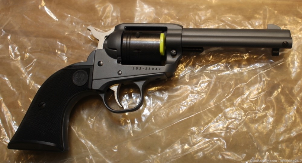 Ruger Wrangler Revolver SKU 02022, 22 LR, 4 5/8", Black Synthetic Grips-img-3
