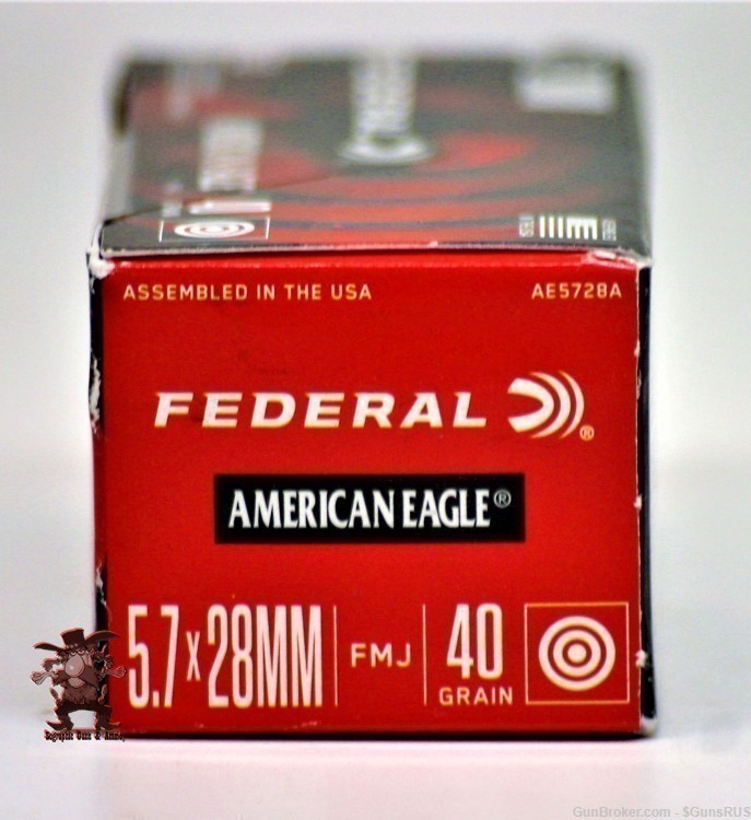  5.7X28 MM FEDERAL  AE Pistol AMMO 5.7X28MM 40GR FMJ 50-PACK-img-2