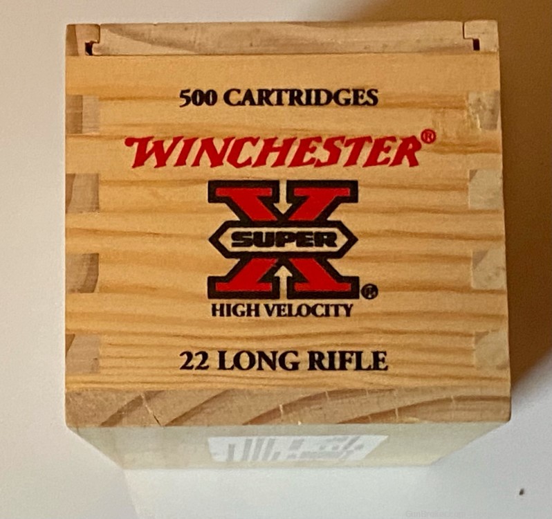 Winchester .22LR 500rd Wood Limited Edition (Box Only)-img-2