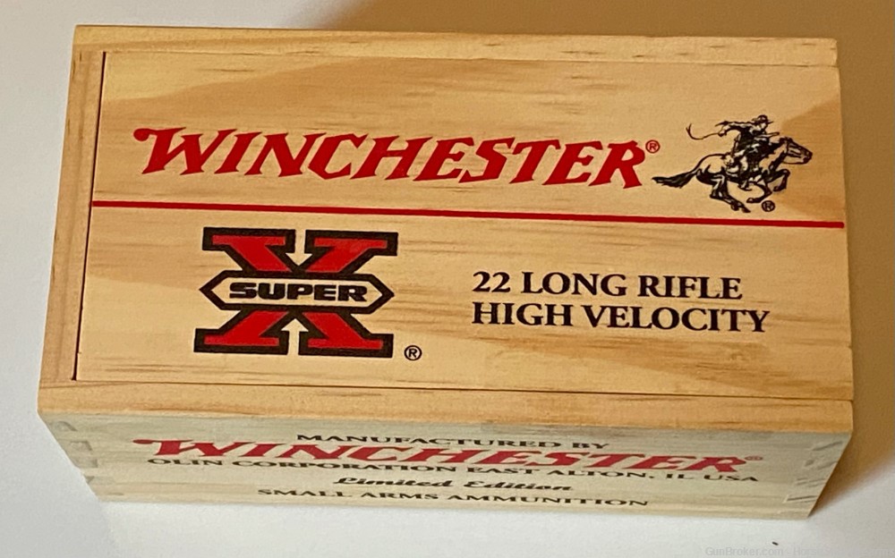 Winchester .22LR 500rd Wood Limited Edition (Box Only)-img-0