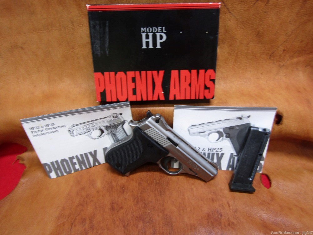 Phoenix Arms HP22 22 LR Semi Auto Pistol Thumb Safety 10 RD Mag-img-0