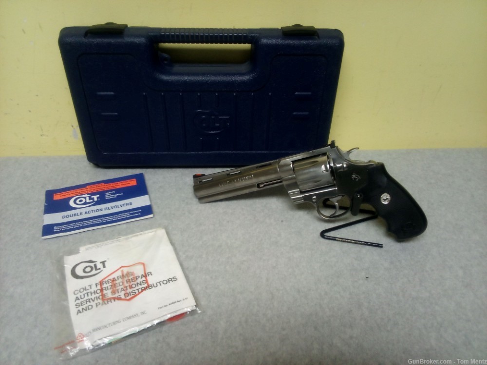 Colt MM4560DT Anaconda Revolver, 45 Colt, 6 Shot, 6" Barrel, 1997-img-0