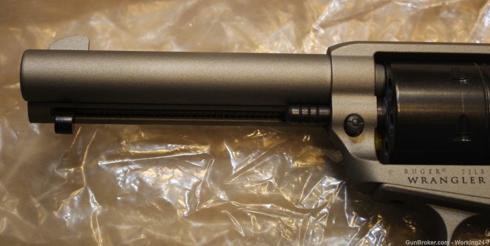 Ruger Wrangler Revolver SKU 02003, 22 LR, 4.62", Black Synthetic Grips-img-7
