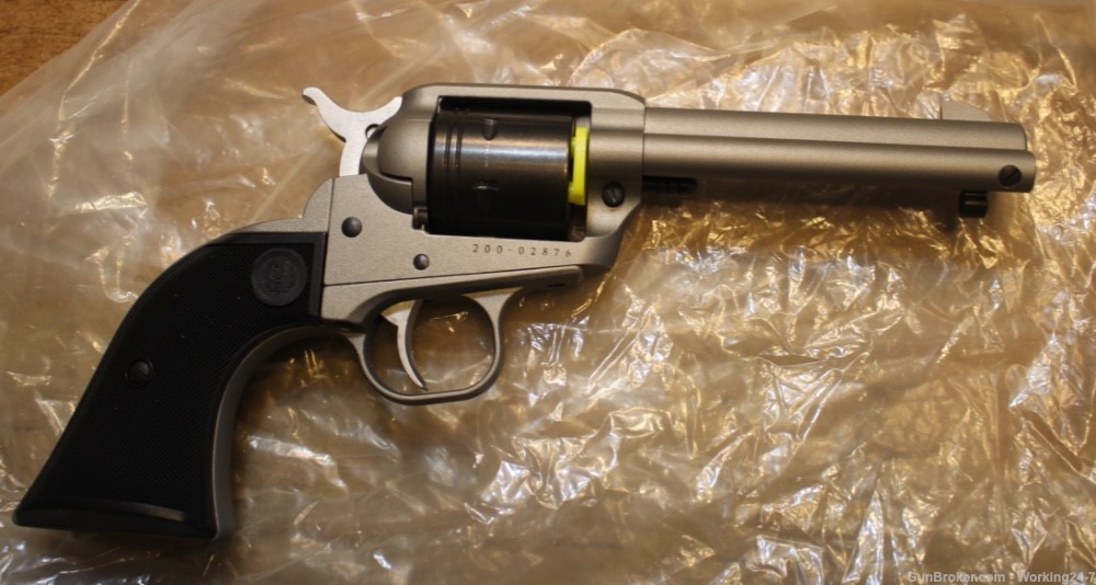 Ruger Wrangler Revolver SKU 02003, 22 LR, 4.62", Black Synthetic Grips-img-3